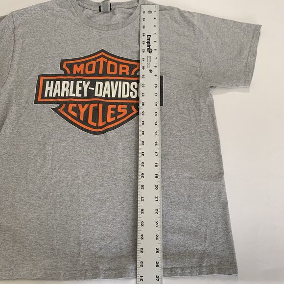 Harley-Davidson Motorcycles T-Shirt Men L Gray Crewneck Las Vegas Dad American - Picture 6 of 6